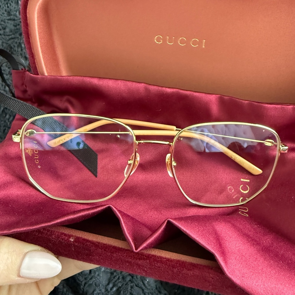 Gucci Women's Gold Frame Glasses
